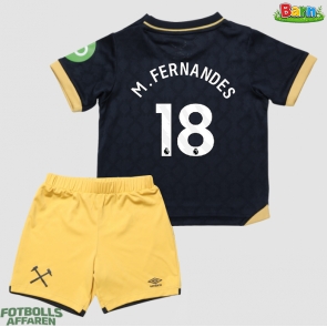 West Ham United Mateus Fernandes #18 Tredjeställ Barn 2025-26 Kortärmad (+ Korta byxor)